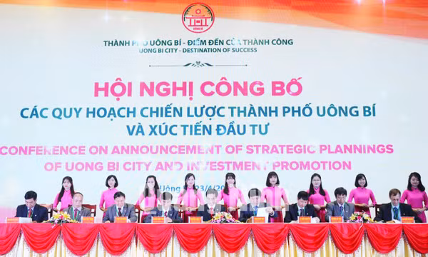 TP Uông Bí công bố các quy hoạch chiến lược và xúc tiến đầu tư, tháng 4-2016