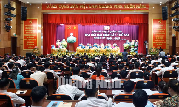 Đại hội đại biểu Đảng bộ TX Quảng Yên lần thứ XXI, tháng 7-2020