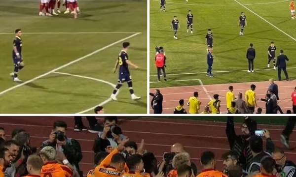 Bê bối mới ở Thổ Nhĩ Kỳ: Fenerbahce bỏ trận tranh Siêu cúp sau một phút