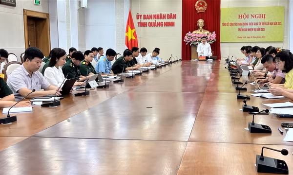 Triển khai công tác phòng chống thiên tai và tìm kiếm cứu nạn năm 2024