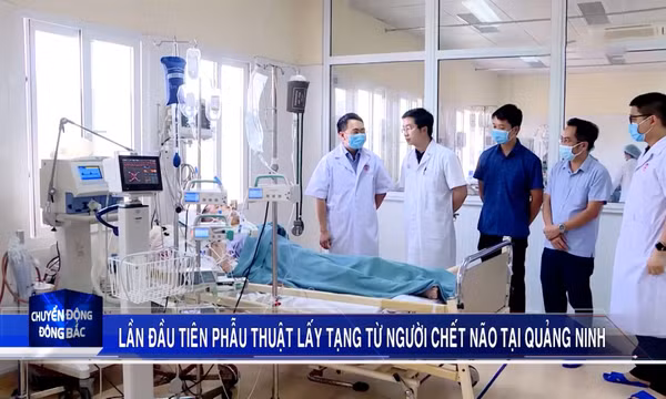 Lần đầu tiên phẫu thuật lấy tạng ngay tại tuyến tỉnh từ người chết não tại Quảng Ninh