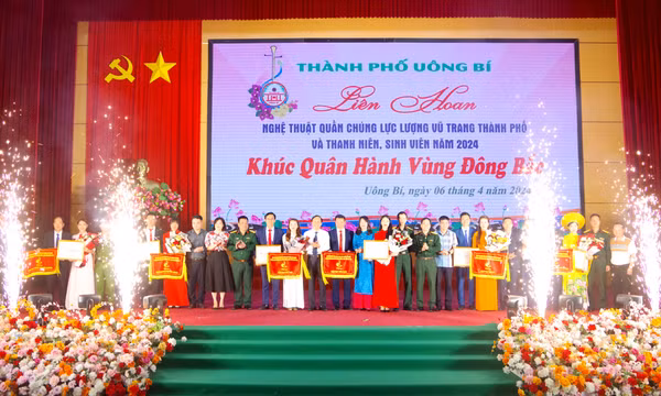 Thành phố Uông Bí: Sôi nổi Liên hoan nghệ thuật quần chúng lực lượng vũ trang và thanh niên, sinh viên năm 2024