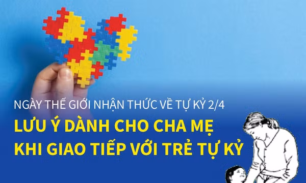 Những lưu ý dành cho cha mẹ khi giao tiếp với trẻ tự kỷ
