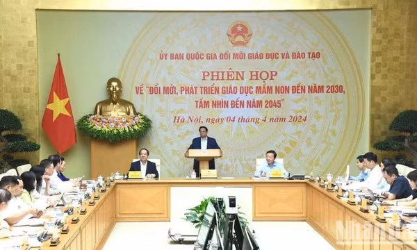 Đổi mới căn bản giáo dục mầm non, đặt nền móng hình thành, phát triển các giá trị cốt lõi của con người Việt Nam