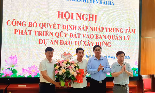 Hải Hà: Sáp nhập Trung tâm Phát triển quỹ đất vào Ban Quản lý Dự án đầu tư xây dựng