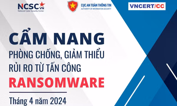Bộ TT&TT ra cẩm nang giúp các tổ chức phòng chống tấn công ransomware