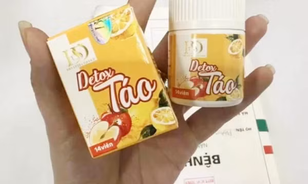 Bộ Y tế cảnh báo sản phẩm Detox Táo hỗ trợ giảm cân chứa chất cấm Sibutramin