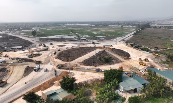 Đẩy nhanh tiến độ thi công đường nối cầu Bến Rừng