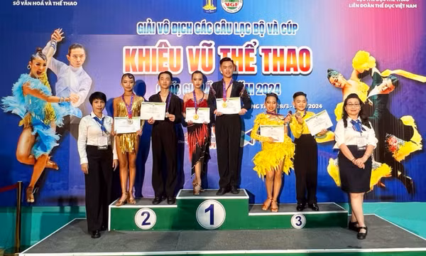 Quảng Ninh giành HCV tại Giải VĐ các CLB và Cúp Khiêu vũ Thể thao năm 2024