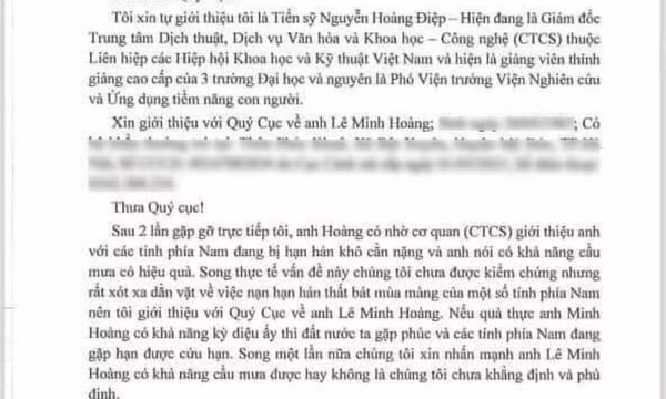 Nắng nóng, hạn hán, 1 tiến sĩ giới thiệu người có khả năng cầu mưa cho TPHCM