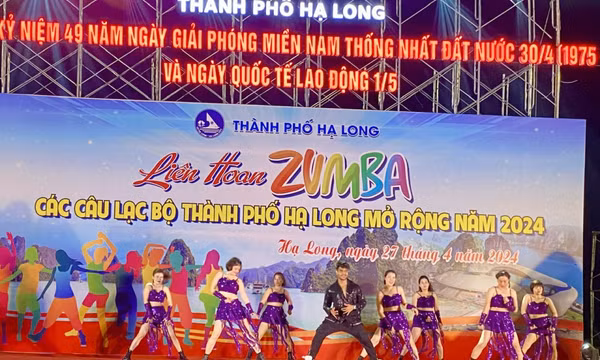 Liên hoan Zumba các câu lạc bộ TP Hạ Long mở rộng năm 2024