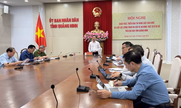 Hội nghị quán triệt, triển khai thi hành Luật Căn cước và Luật Lực lượng tham gia bảo vệ an ninh, trật tự ở cơ sở