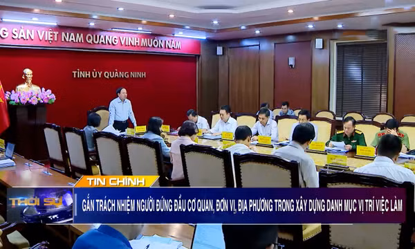 Gắn trách nhiệm người đứng đầu các cơ quan, đơn vị, địa phương trong xây dựng danh mục vị trí việc làm