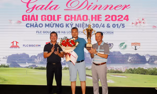 Golf thủ Hoàng Trung Thông vô địch giải Golf Chào hè 2024