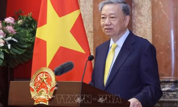 Điện, Thư chúc mừng Chủ tịch nước Tô Lâm và Chủ tịch Quốc hội Trần Thanh Mẫn