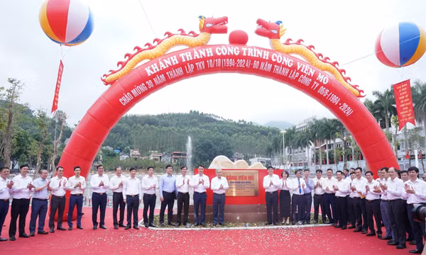 Khánh thành Công viên mỏ Vàng Danh