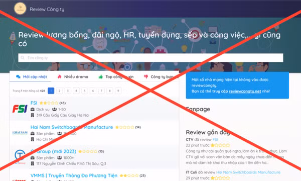 Ngăn chặn các trang web đánh giá vô tội vạ thế nào?