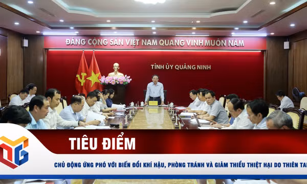 Chủ động ứng phó với biến đổi khí hậu, phòng tránh và giảm thiểu thiệt hại do thiên tai