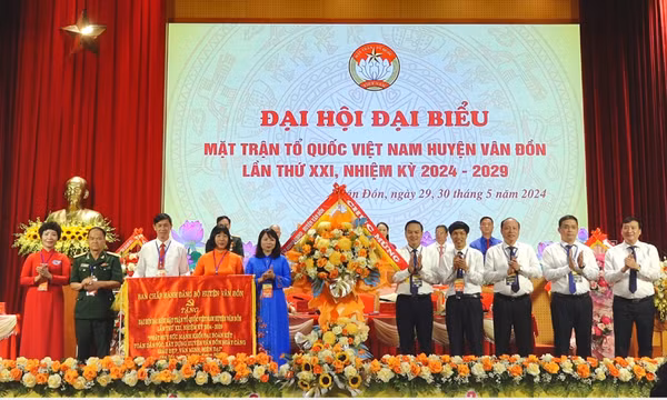 Đại hội Đại biểu MTTQ Việt Nam huyện Vân Đồn lần thứ XXI, nhiệm kỳ 2024-2029