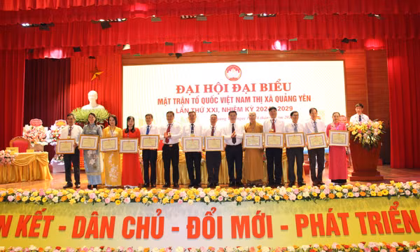 Đại hội đại biểu MTTQ Việt Nam thị xã Quảng Yên lần thứ XXI, nhiệm kỳ 2024-2029