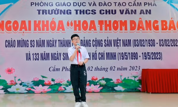 Liên đội trưởng tài năng của THCS Chu Văn An
