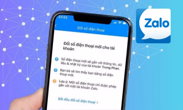 Cách đổi số điện thoại Zalo trên điện thoại để không bị gián đoạn