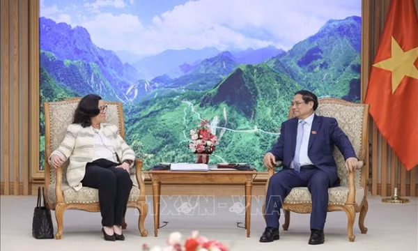 Thủ tướng Phạm Minh Chính tiếp Phó Chủ tịch Ngân hàng Thế giới