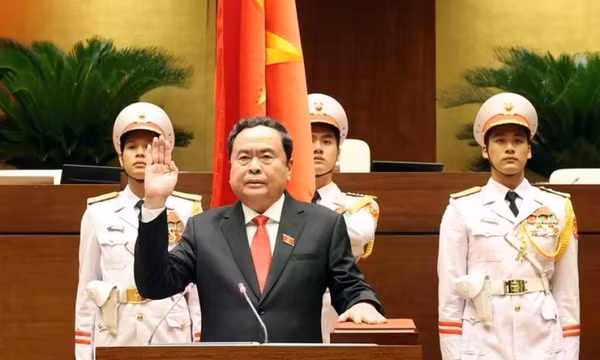 Ông Trần Thanh Mẫn tuyên thệ nhậm chức Chủ tịch Quốc hội