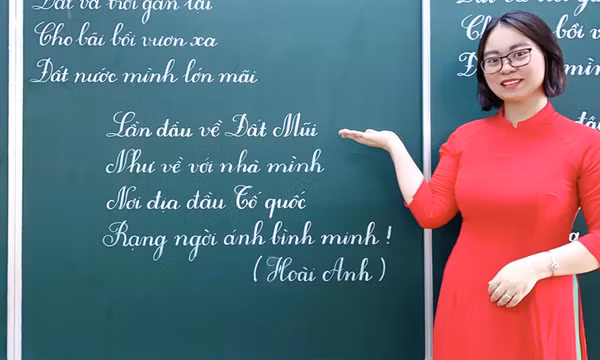 Hội thi viết chữ đẹp dành cho giáo viên tiểu học: Nâng cao trách nhiệm trong việc rèn chữ cho học sinh
