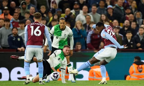 Thoát thua Liverpool, Aston Villa tiến sát vé dự Champions League