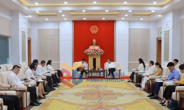 Chủ tịch UBND tỉnh làm việc với Tập đoàn Du lịch và Hàng không Vietravel