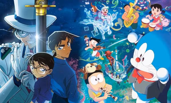 Conan đạt 100 tỉ đồng doanh thu phòng vé nhưng khó qua được Doraemon
