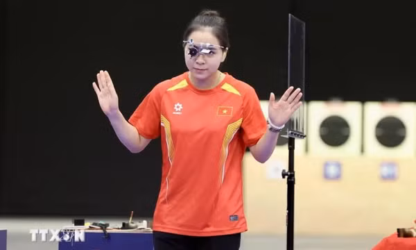 Olympic Paris 2024: Thu Vinh đứng hạng 7 nội dung bắn súng ngắn 25m