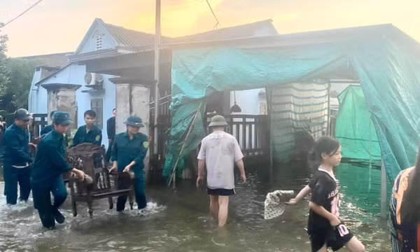 Thủy điện Thác Bà xả lũ, 5 xã của tỉnh Yên Bái ngập úng