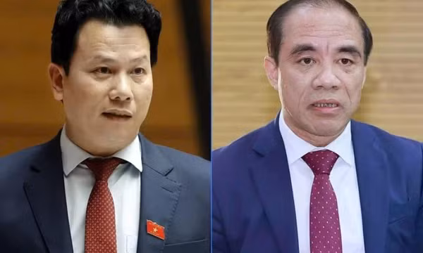 Cho thôi nhiệm vụ đại biểu Quốc hội với ông Đặng Quốc Khánh và ông Chẩu Văn Lâm
