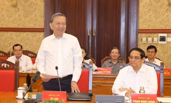 Tổng Bí thư, Chủ tịch nước phát biểu tại cuộc họp Tiểu ban Văn kiện Đại hội XIV