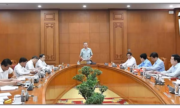 Tổng Bí thư, Chủ tịch nước Tô Lâm chủ trì phiên họp thứ 2 của Tiểu ban Nhân sự