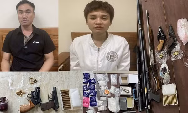 Bắt đối tượng buôn ma túy tàng trữ súng, lựu đạn
