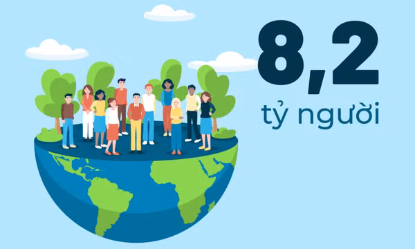 8,2 tỷ người - là dân số thế giới hiện nay