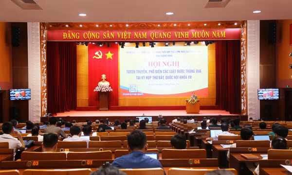 Hội nghị tuyên truyền, phổ biến các luật được thông qua tại Kỳ họp thứ 7, Quốc hội khóa XV