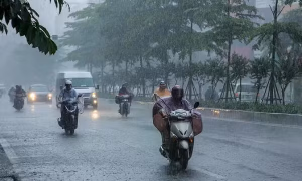 Phía Đông Bắc Bộ nhiều mây, có mưa vừa, mưa to và dông, cục bộ có nơi mưa rất to