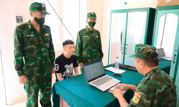 Tuần tra biên giới, phát hiện 4 đối tượng nhập cảnh trái phép
