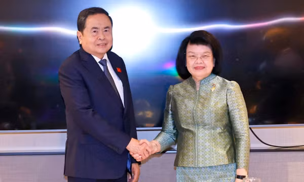 Chủ tịch Quốc hội Trần Thanh Mẫn gặp song phương các nhà lãnh đạo bên lề Đại hội đồng liên Nghị viện ASEAN lần thứ 46