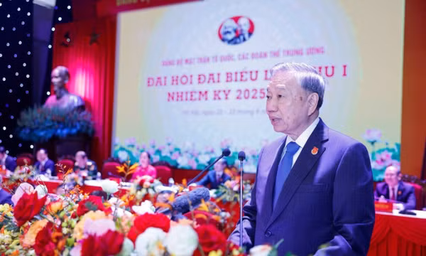 Phát biểu của Tổng Bí thư Tô Lâm tại Đại hội đại biểu Mặt trận Tổ quốc Việt Nam lần thứ nhất, nhiệm kỳ 2025–2030