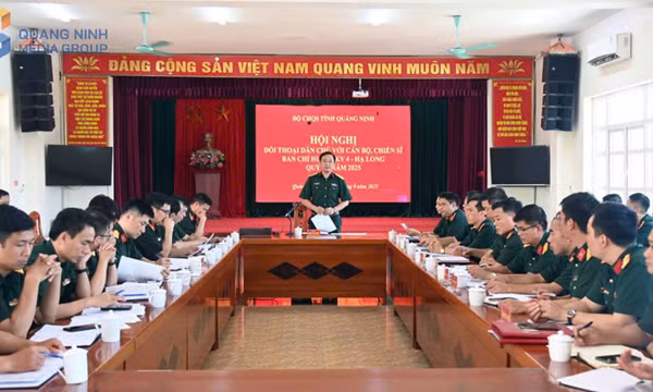 Lực lượng vũ trang sôi nổi thi đua hướng về Đại hội Đảng bộ tỉnh