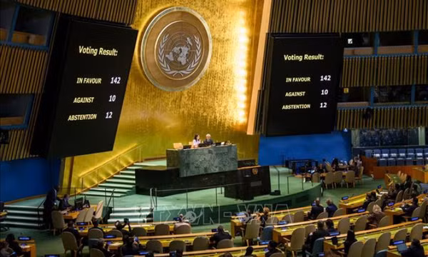 Đại hội đồng LHQ thông qua Tuyên bố New York về giải pháp hai nhà nước giữa Israel và Palestine