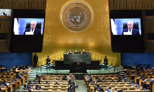 Khóa họp 80 ĐHĐ LHQ: Palestine cam kết hợp tác thực hiện kế hoạch hòa bình cho Dải Gaza
