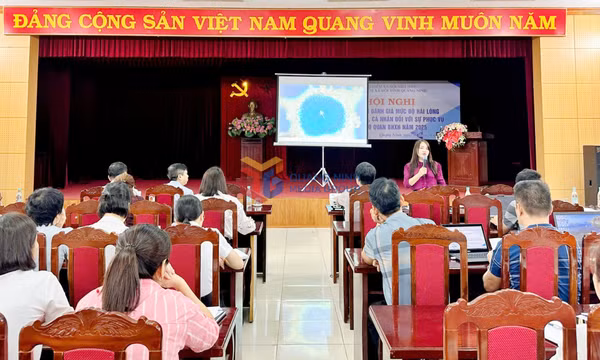 BHXH tỉnh tập huấn đánh giá mức độ hài lòng của tổ chức, cá nhân năm 2025