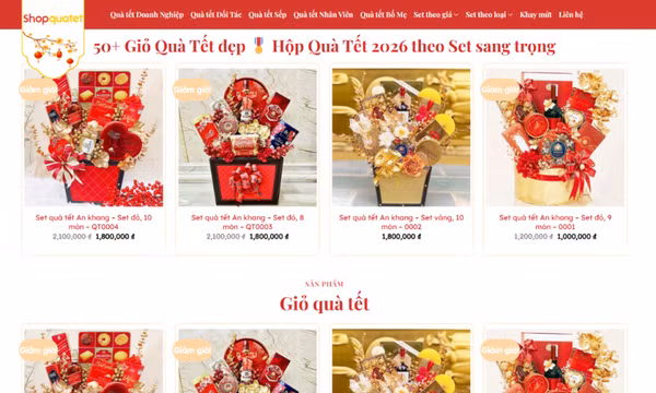 Website Chuyên Cung Cấp Quà Tết Doanh Nghiệp Shopquatet.com
