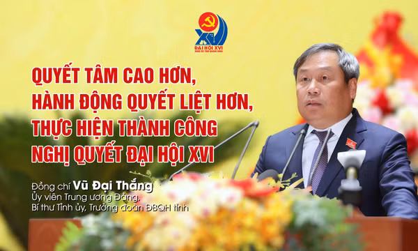 Quyết tâm cao hơn, hành động quyết liệt hơn, thực hiện thành công Nghị quyết Đại hội XVI